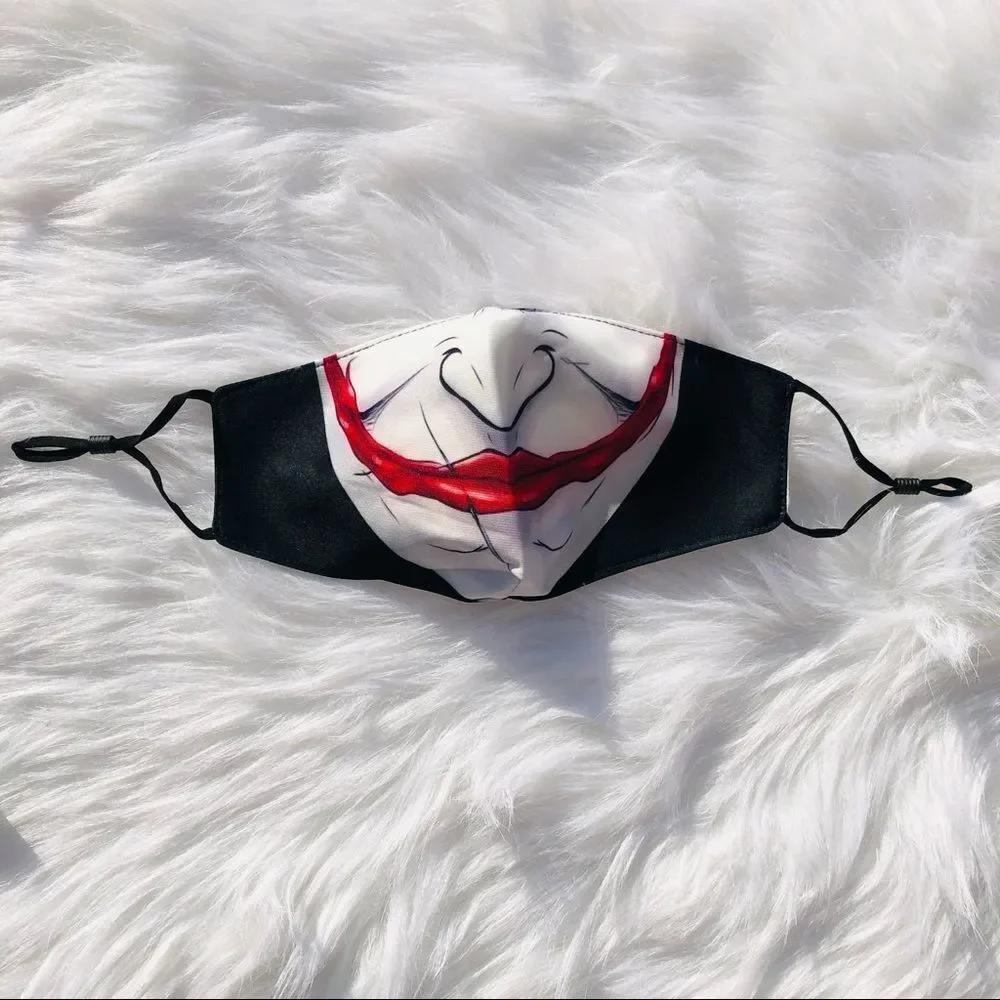 Brand New Halloween Face Mask For ADULTS Scary  Fashion Washable‎ Face Co…